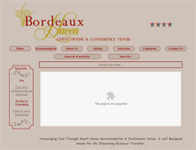 Tablet Screenshot of bordeauxhaven.co.za